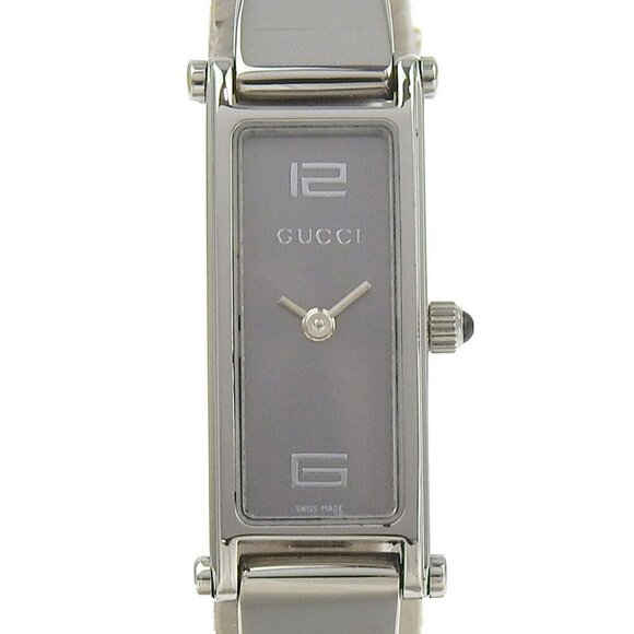 GUCCI Watches 1500L grayDial Stainless Steel Quartz Analog display WomEN - Picture 1 of 10